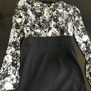 Black and white dress